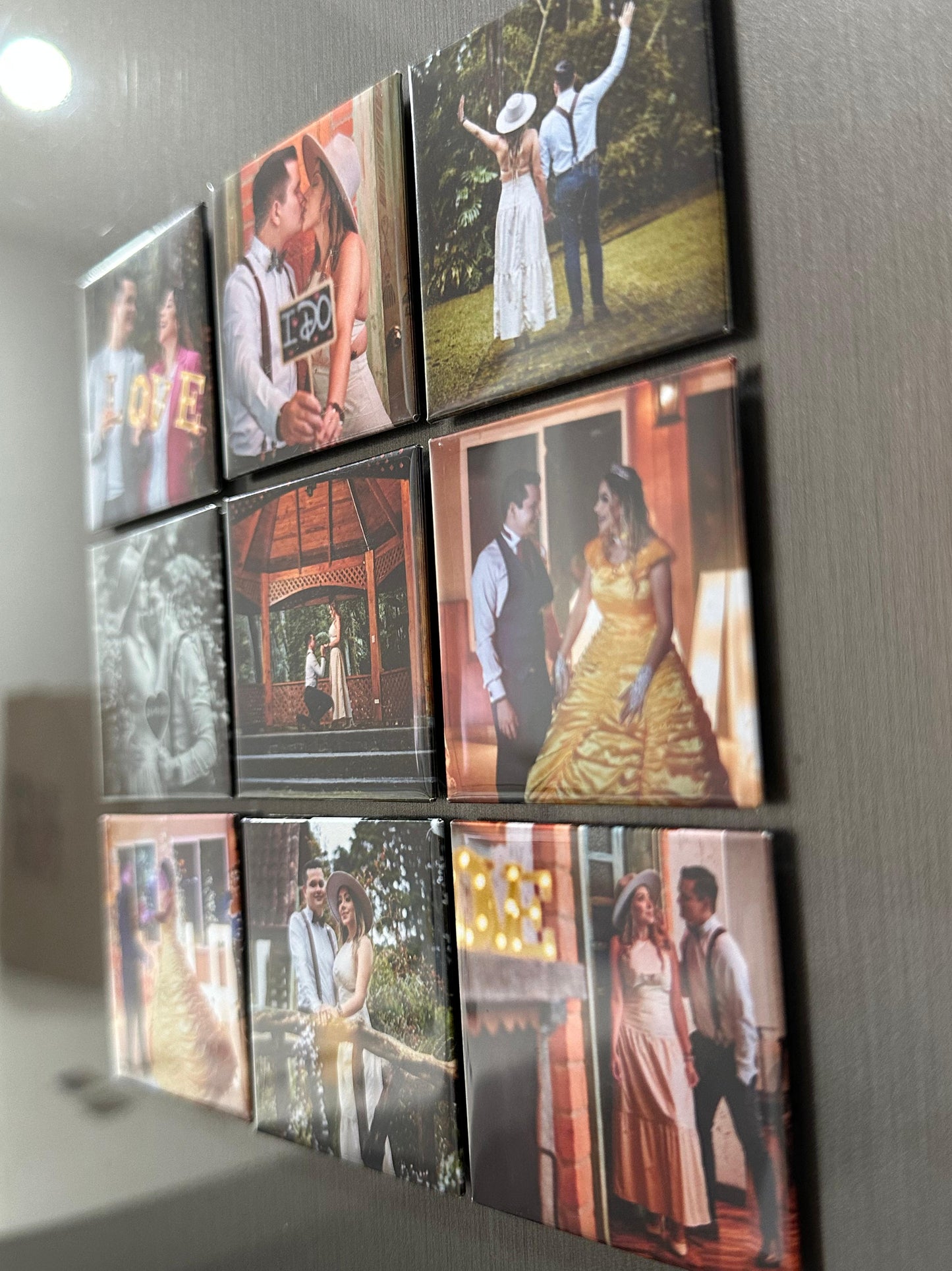 Set de 9 Foto Imanes Rígidos