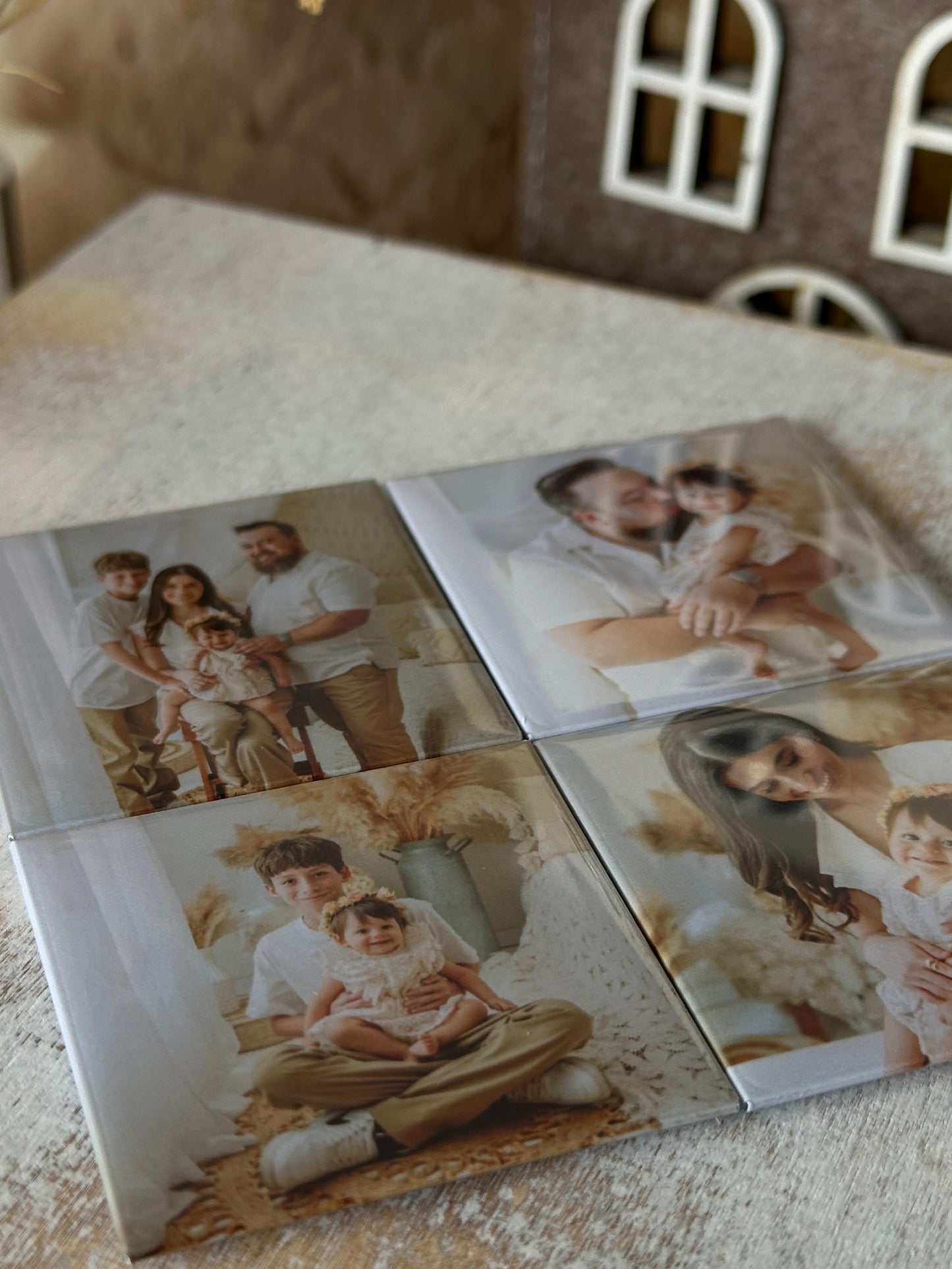 Set de 4 Foto Imanes Rígidos