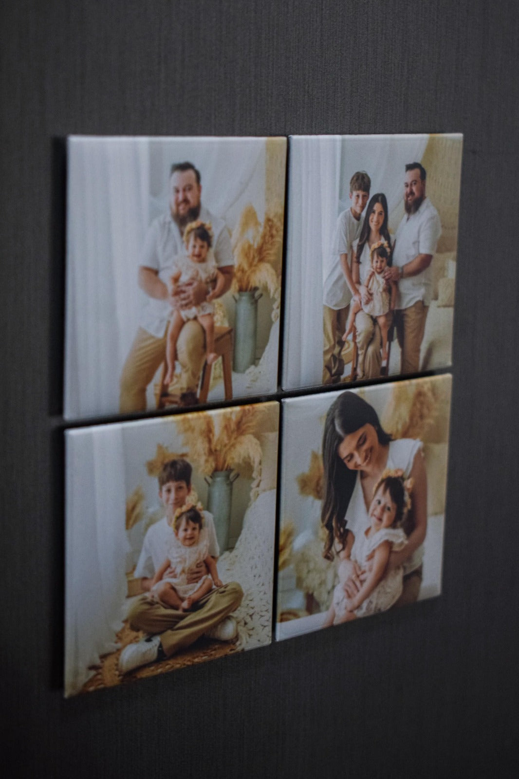 Set de 4 Foto Imanes Rígidos