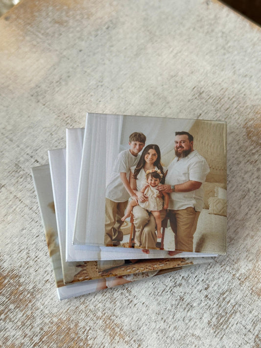 Set de 4 Foto Imanes Rígidos