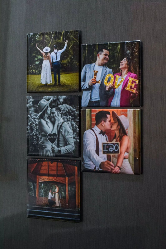 Set de 5 Foto Imanes Rígidos